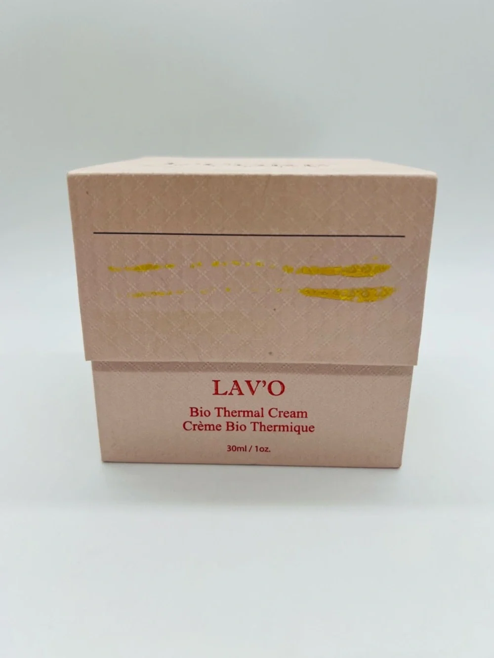L'CORE Paris LAV’O Bio Ruby Infused Thermal Cream  -  1 ounce NIB